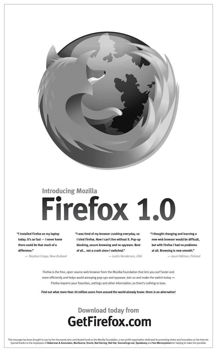 Η στιγμή που το internet έγινε ανοιχτό ξανά – Mozilla Firefox